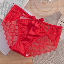 Women Silk Satin Sexy Briefs