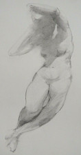 Pencil Female Nude Drawing