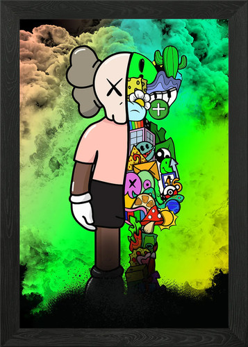 Hypebeast kaw framed wall art - hypebeast,