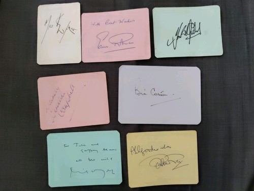 Mixed vintage autograph - vintage,