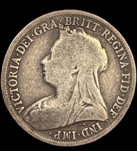 1901 queen victoria shilling - queen,