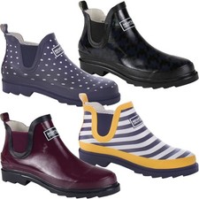 Regatta Womens Harper Outdoor Low Rise Ankle Cut Wellies Welly Wellington Boots