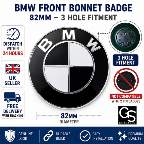 Bmw 82mm hole front bonnet - 3,