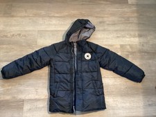 Converse Chuck Taylor Coat Jacket Youth Large Nylon Puffer CLEAN Red Black 12-13