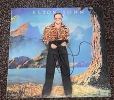 Elton John Hand Signed Vinyl