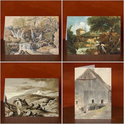 Watermill art print - watermill,