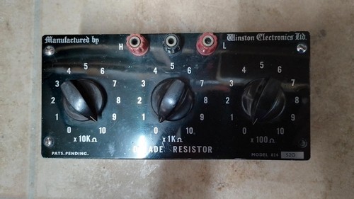 Decade box resistance - decade, box,