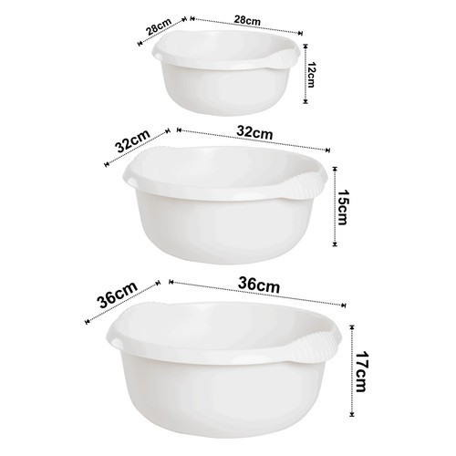 Round washing bowl - round,