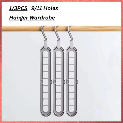 Hole foldable hangers - , 9-hole