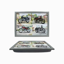 Classic Motorbikes Laptray New - Vintage Motorcycle TV Dinner Lap Trays