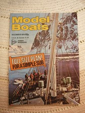 Model Boats Magazine December 1978 Used in good condition + Submarine plan