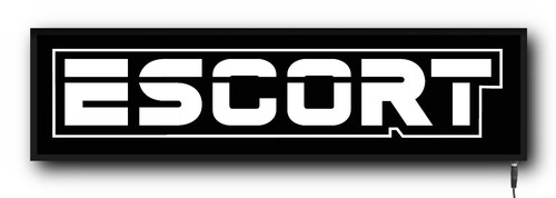 Escort badge emblem led - escort,