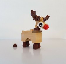 Reindeer Rudolph Cute Santa