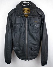 Superdry Leather Jacket Brad