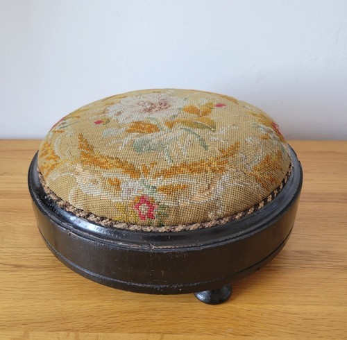 Antique victorian footstool - antique,