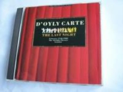 Oyly carte the last - d'oyly, night