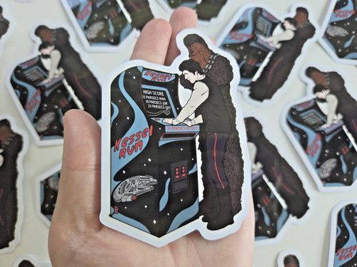 Han chewie arcade machine - han,