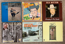 Tex Ritter vinyl album collection