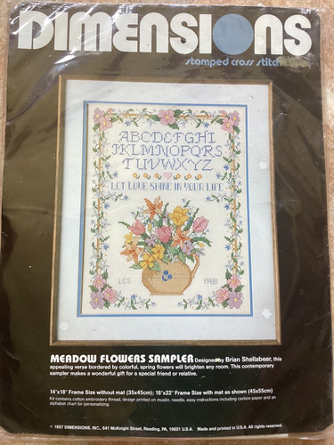 Dimensions meadow flowers - “meadow,