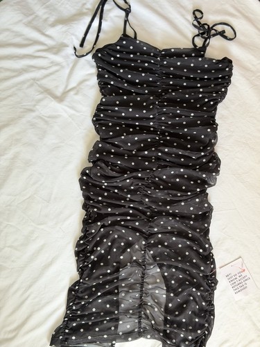 Asos black polka - black,