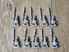 O&Gs Forest Goblin SpearmenX10 Complete Rare Metal Oop Fantasy Mordhiem 4th Ed2