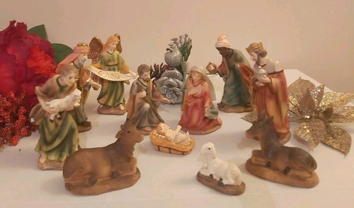 Christmas nativity crib set - nativity,