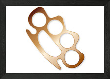 Knuckle duster framed - knuckle,