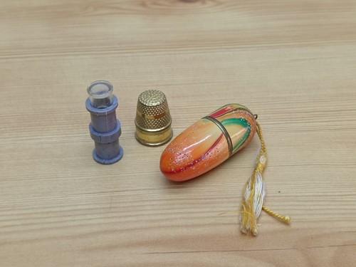 Vintage german etui marbled - german,