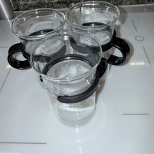 Set 3 Vintage BODUM Clear