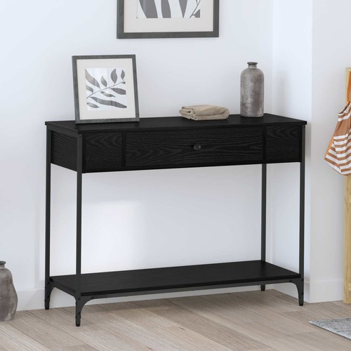 Vidaxl console table black - vidaxl, oak