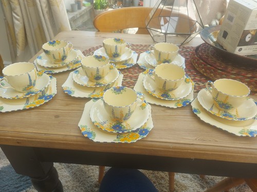 Art deco handpainted crown - handpainted,