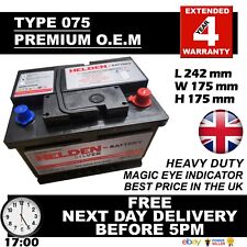 075 CAR BATTERY 065 075 027