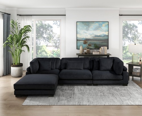 New 135 reversible sectional - new,