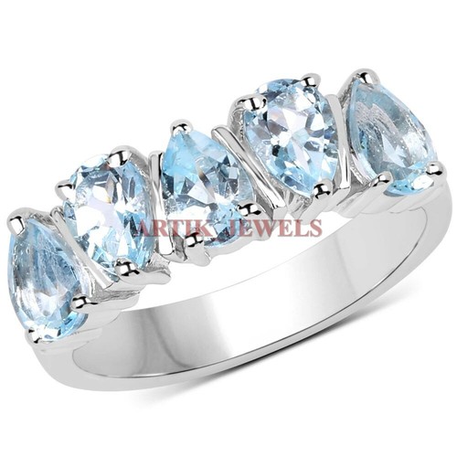Natural blue topaz gemstone - natural,