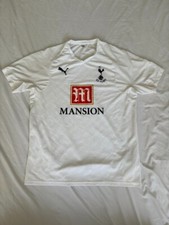 Original Tottenham Hotspur 2007-08 125 Years Home Football Shirt Size L E182