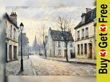 Vintage Street Scene 5"x7"