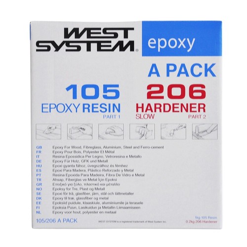 West system pack 105 epoxy - pack,