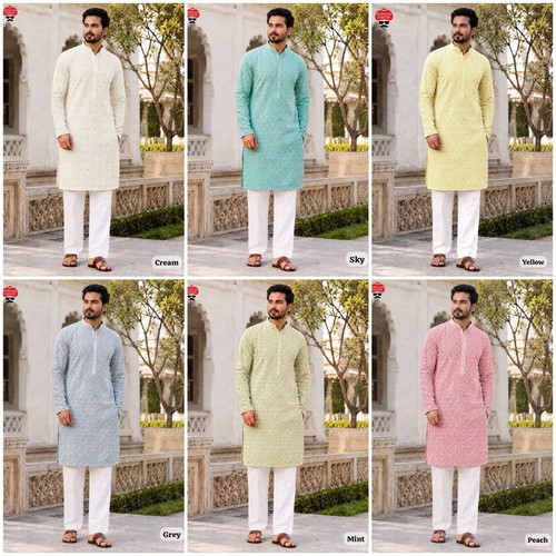 Premium rayon with chikan - rayon,