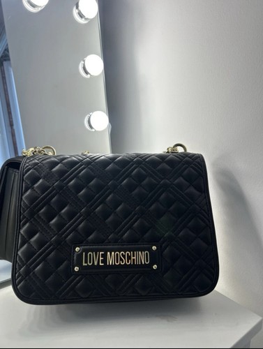 Moschino black leather - moschino,