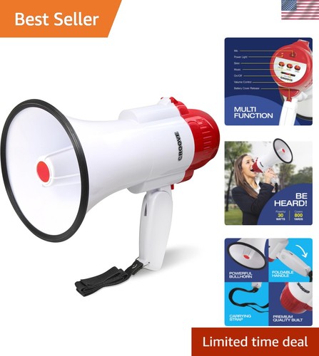 Portable megaphone bullhorn - portable,