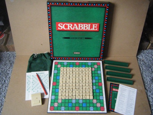 Vintage scrabble deluxe with - vintage,