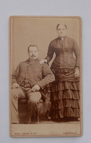 Cdv victorian couple - cdv, couple,