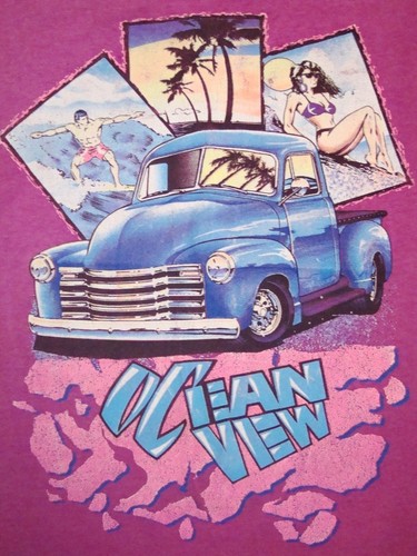 Vintage ocean view - rat, rod