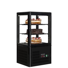 NEW TEFCOLD UPD60 REFRIGERATED GLASS DISPLAY CAKE DESSERT CABINET FRIDGE CHILLER