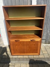 Vintage Mid Century G Plan Teak Drinks Cabinet / Bookcase 