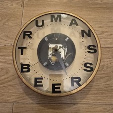 Super Rare Trumans Beers Clock Made By Westclox Bakelite Surround Needs Work