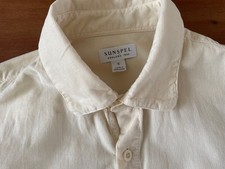 Sunspel corduroy shirt, Size small, Made in Portugal, VGC