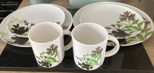 Melamine set side and - set,