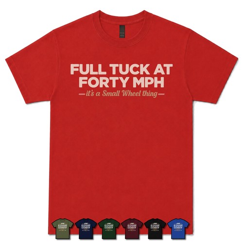 Full tuck forty mph small - tuck, at