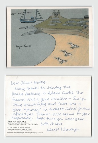 Postcard bryan pearce art - -,